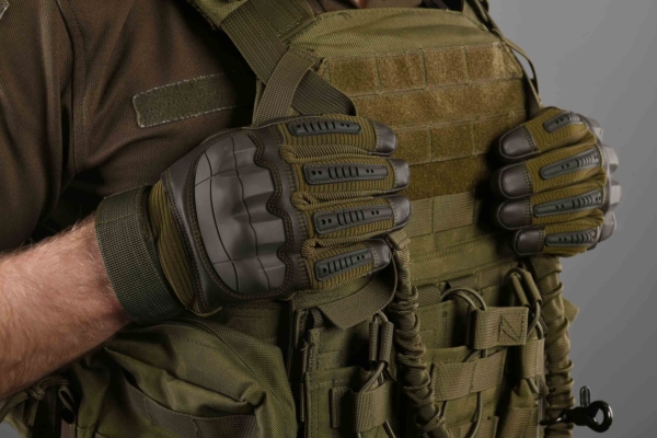 2E Tactical Рукавиці тактичні, Sensor Touch M, хакі