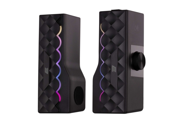 Акустическая система 2E PCS232 RGB, Soundbar, 2.0, USB, Black