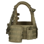 2E Tactical Плитоноска, Тип 1, з кишенями для бічного захисту і підсумками, Молле, зелена