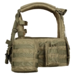 2E Tactical Плитоноска, Тип 1, з кишенями для бічного захисту і підсумками, Молле, зелена