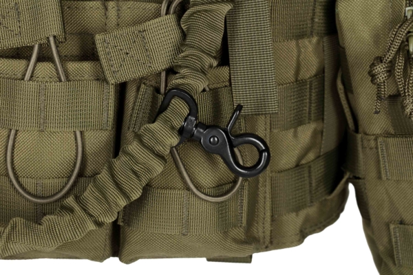 2E Tactical Плитоноска, Тип 1, з кишенями для бічного захисту і підсумками, Молле, зелена
