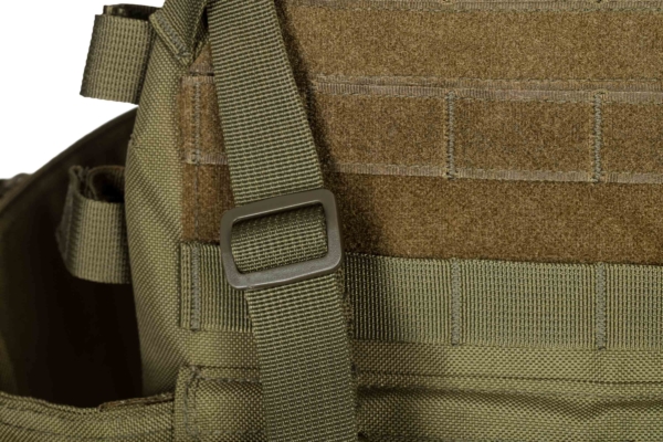 2E Tactical Плитоноска, Тип 1, з кишенями для бічного захисту і підсумками, Молле, зелена