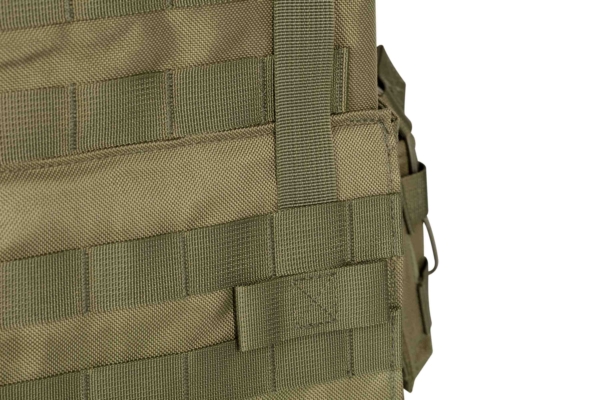 2E Tactical Плитоноска, Тип 1, з кишенями для бічного захисту і підсумками, Молле, зелена