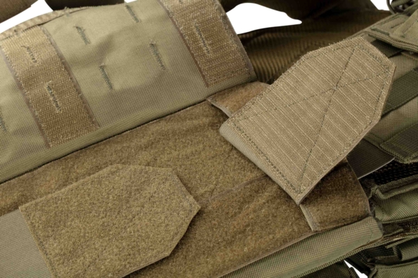 2E Tactical Плитоноска, Тип 1, з кишенями для бічного захисту і підсумками, Молле, зелена