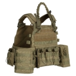 2E Tactical Плитоноска, Тип 1, з кишенями для бічного захисту і підсумками, Молле, зелена