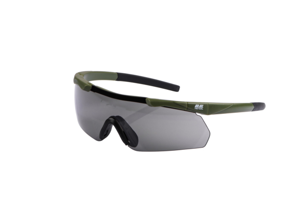 2E Tactical safety goggles Falcon Army Green with EVA case, 3 lenses