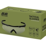 2E Tactical Окуляри тактичні, захисні Falcon Black з EVA-футляром, 3 лінзи