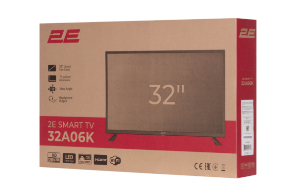 Smart-телевизор 2E 32A06K