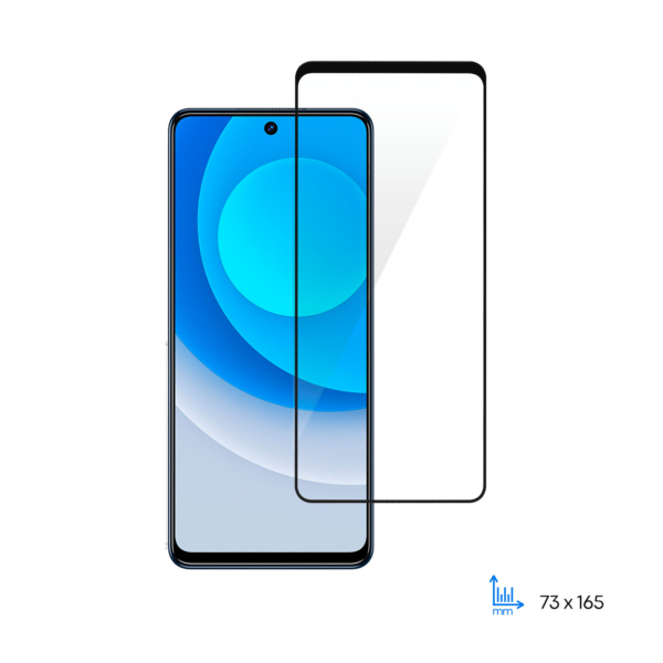 Защитное стекло 2E для TECNO Camon 19 Pro (CI8n), 2.5D FCFG, (1 Pack), black border