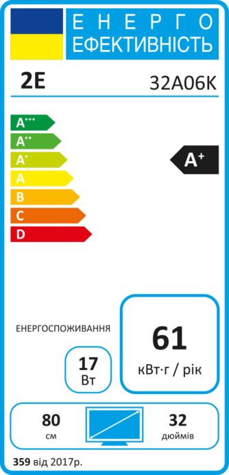 Smart-телевизор 2E 32A06K