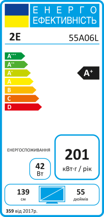 Smart-телевизор 2E 55A06L