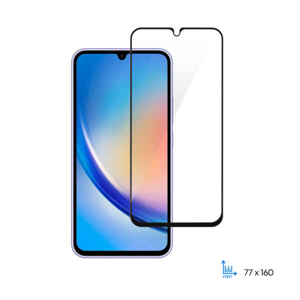 Защитное стекло 2E для Samsung Galaxy A34 5G(A346E), 2.5D FCFG, (1 Pack), black border