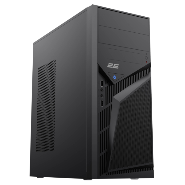 2E PC Case TeamX TMX07 with 2E ATX400W, 2xUSB2.0, 1x80mm, VGA 310mm, ATX, black