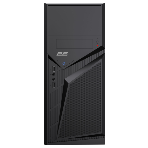 Корпус 2E TeamX TMX07 с БП 2E ATX400W, 2xUSB2.0, 1×80мм, VGA 310мм, ATX, чёрный