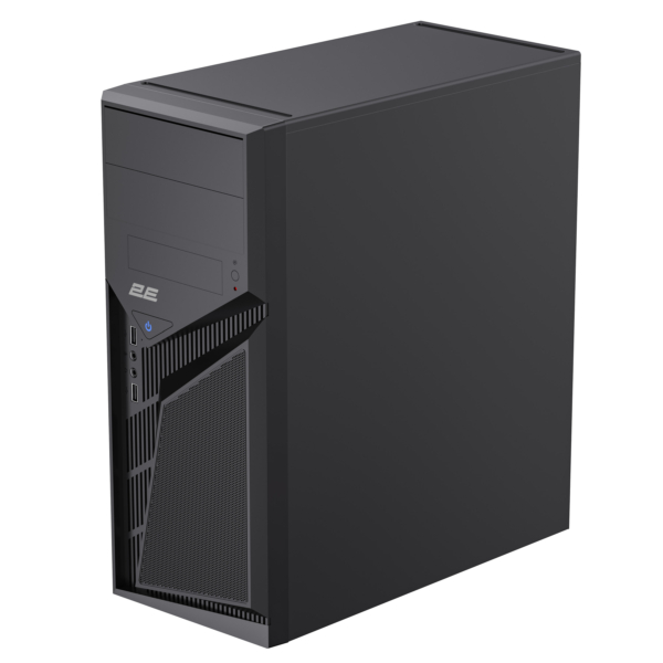 Корпус 2E TeamX TMX07 с БП 2E ATX400W, 2xUSB2.0, 1×80мм, VGA 310мм, ATX, чёрный