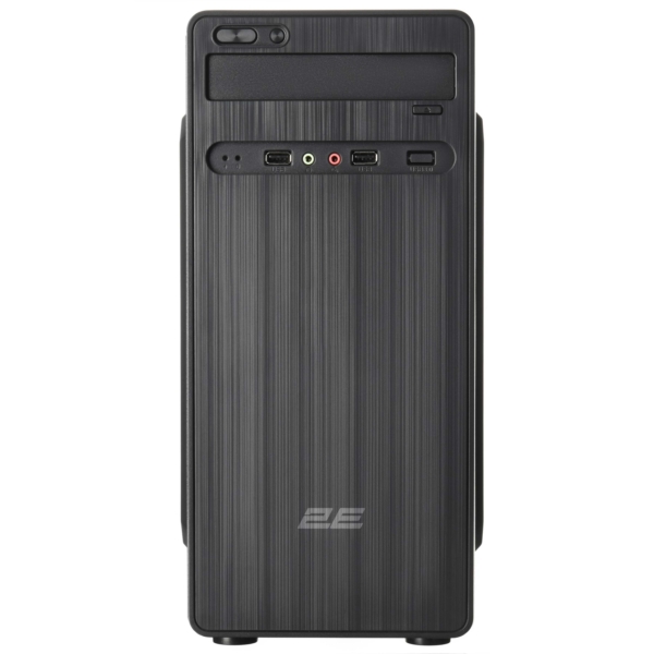 2E Корпус Vigeo TMQ0109, з БЖ 2E ATX400, 2xUSB2.0, VGA 325мм, mATX, чорний