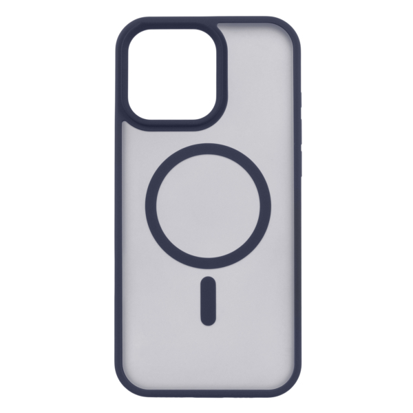 Чехол 2E Basic для iPhone 16 Pro Max, Soft Touch MagSafe Cover, Dark Blue