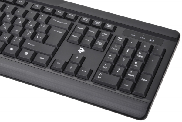 Комплект клавіатура та миша 2E MK410 WL, EN/UK/RU, чорнийКомплект клавіатура та миша MK410 WL, EN/UK/RU, чорний