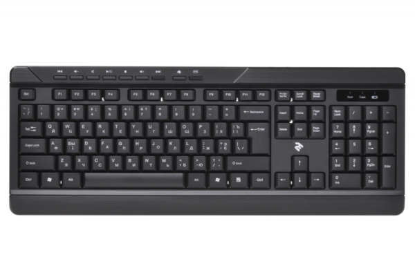 Комплект клавіатура та миша 2E MK410 WL, EN/UK/RU, чорнийКомплект клавіатура та миша MK410 WL, EN/UK/RU, чорний
