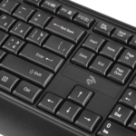 2E Клавіатура мембранна KS130 105key, USB-A, EN/UK/RU, чорний