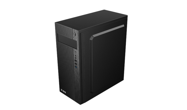 2E Корпус Alfa E185 без БЖ 1xUSB3.0, 2xUSB2.0, VGA 310мм, ATX, чорний
