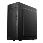 2E Корпус Alfa E185 без БЖ 1xUSB3.0, 2xUSB2.0, VGA 310мм, ATX, чорний