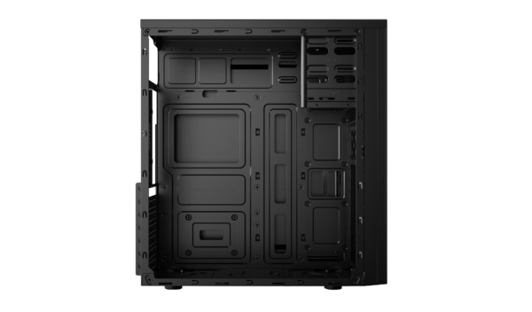 2E Корпус Alfa E185 без БЖ 1xUSB3.0, 2xUSB2.0, VGA 310мм, ATX, чорний