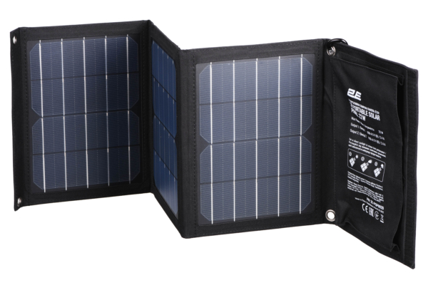 2E Портативная солнечная панель, 22 Вт зарядное устройство, 2*USB-A 5V/2.4A