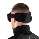 2E Tactical Маска тактична, захисна Hawk WS Black Anti-fog, 3-х шаровий ущільнювач, сумка, 3 лінзи