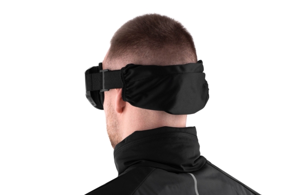 2E Tactical Маска тактична, захисна Hawk WS Black Anti-fog, 3-х шаровий ущільнювач, сумка, 3 лінзи