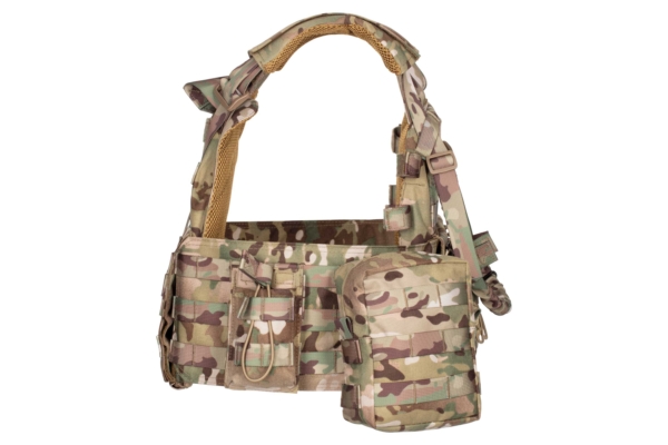 2E Tactical Плитоноска, Тип 1, з кишенями для бічного захисту і підсумками, Молле, камуфляж