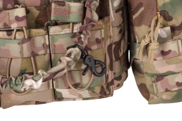 2E Tactical Плитоноска, Тип 1, з кишенями для бічного захисту і підсумками, Молле, камуфляж