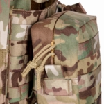 2E Tactical Плитоноска, Тип 1, з кишенями для бічного захисту і підсумками, Молле, камуфляж