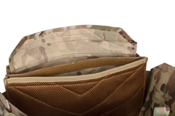 2E Tactical Плитоноска, Тип 1, з кишенями для бічного захисту і підсумками, Молле, камуфляж
