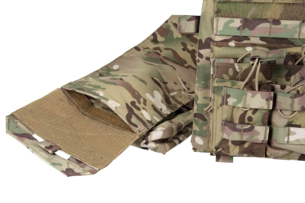 2E Tactical Плитоноска, Тип 1, з кишенями для бічного захисту і підсумками, Молле, камуфляж
