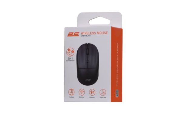 2E Миша MF218 Silent WL BT Black