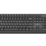 2E Клавіатура мембранна KS220 106key, WL, EN/UK/RU, чорний