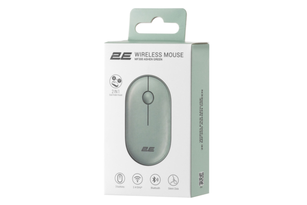 2E Миша MF300 Silent WL BT Ashen green