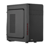 2E Корпус Basis RD831 без БЖ 2xUSB2.0, VGA 320мм, mATX, чорний