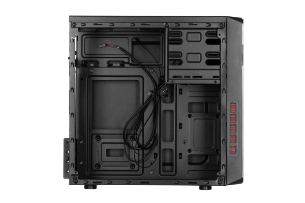 2E Корпус Basis RD831 без БЖ 2xUSB2.0, VGA 320мм, mATX, чорний