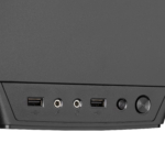 2E Корпус Basis RD831 без БЖ 2xUSB2.0, VGA 320мм, mATX, чорний