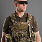 2E Tactical Плитоноска, Тип 1, з кишенями для бічного захисту і підсумками, Молле, камуфляж