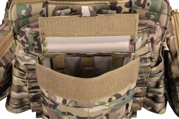 2E Tactical Плитоноска, Тип 5, з кишенями для бічного захисту, камуфляж