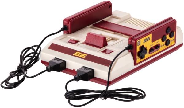 2E Game console, 8 bit wired gamepad, AV, 298 games