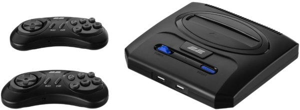 2E Game console, 16bit, 2 wireless gamepad, HDMI, 913 games