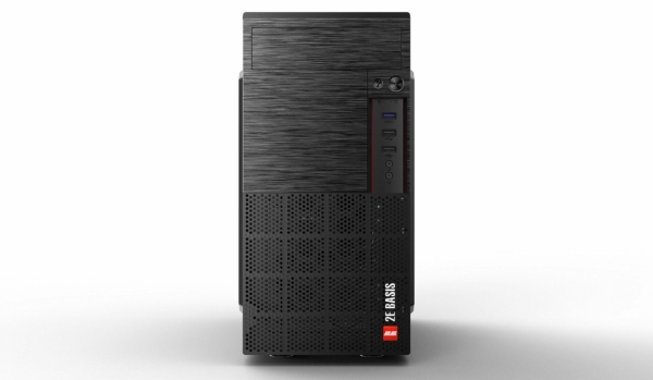 2E Корпус Basis RD860-3U без БП, 1xUSB3.0, 2xUSB2.0, VGA 320мм, mATX, чорний