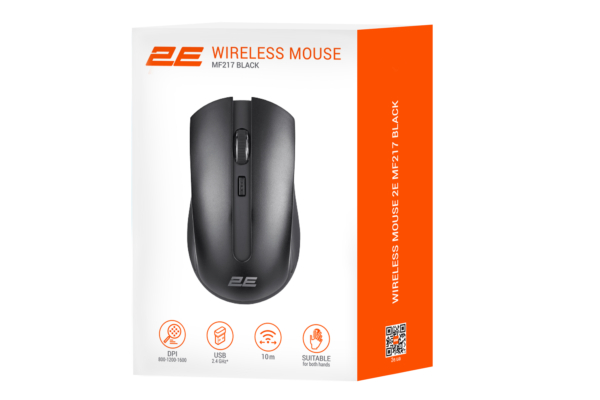 2E Мышь MF217 WL Black