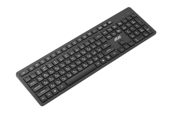 2E Клавіатура мембранна KS260 106key, WL, EN/UK, чорний