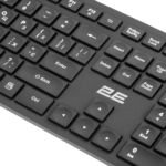 2E Клавіатура мембранна KS260 106key, WL, EN/UK, чорний