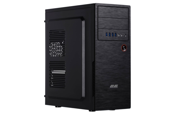 2E Корпус Alfa E1802 без БЖ 4xUSB3.0, VGA 320мм, ATX, чорний
